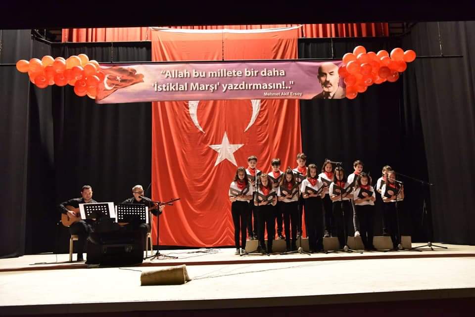 Çan’da İstiklal Marşı’nın kabulünün yıl dönümü nedeniyle etkinlik düzenlendi