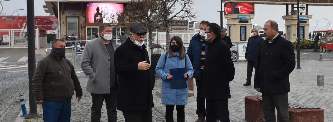 Başkan Gökhan teknik inceleme gezisinde