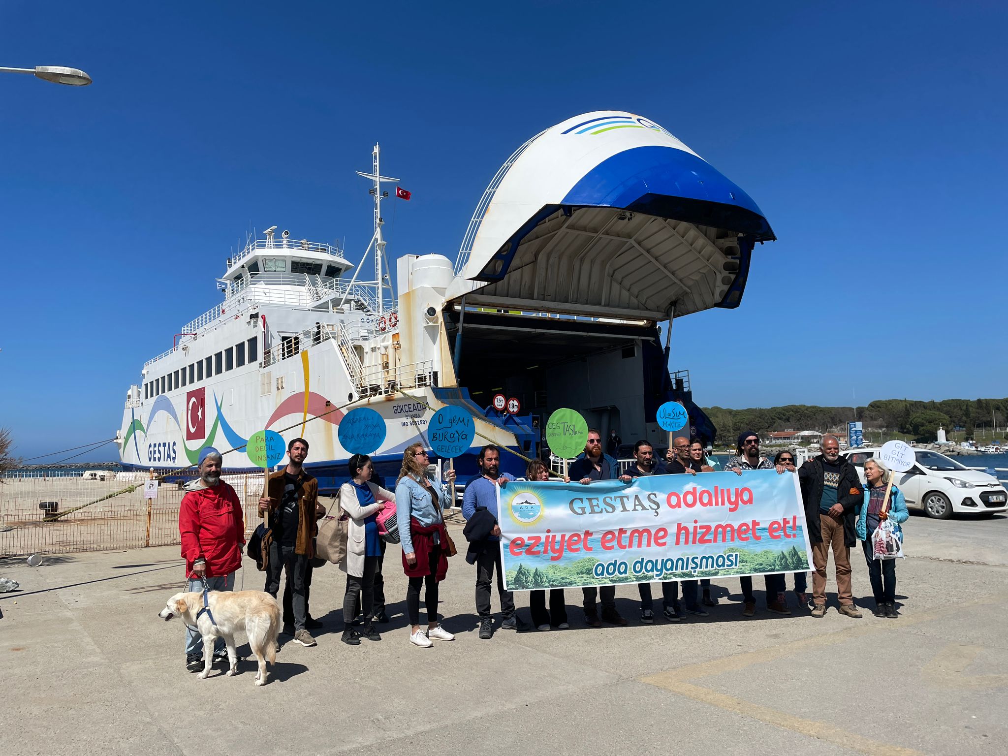 Gökçeadalılardan Gestaş’a sefer tepkisi