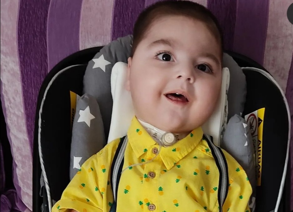 Ahmet Alp bebeğin ilk bayramı