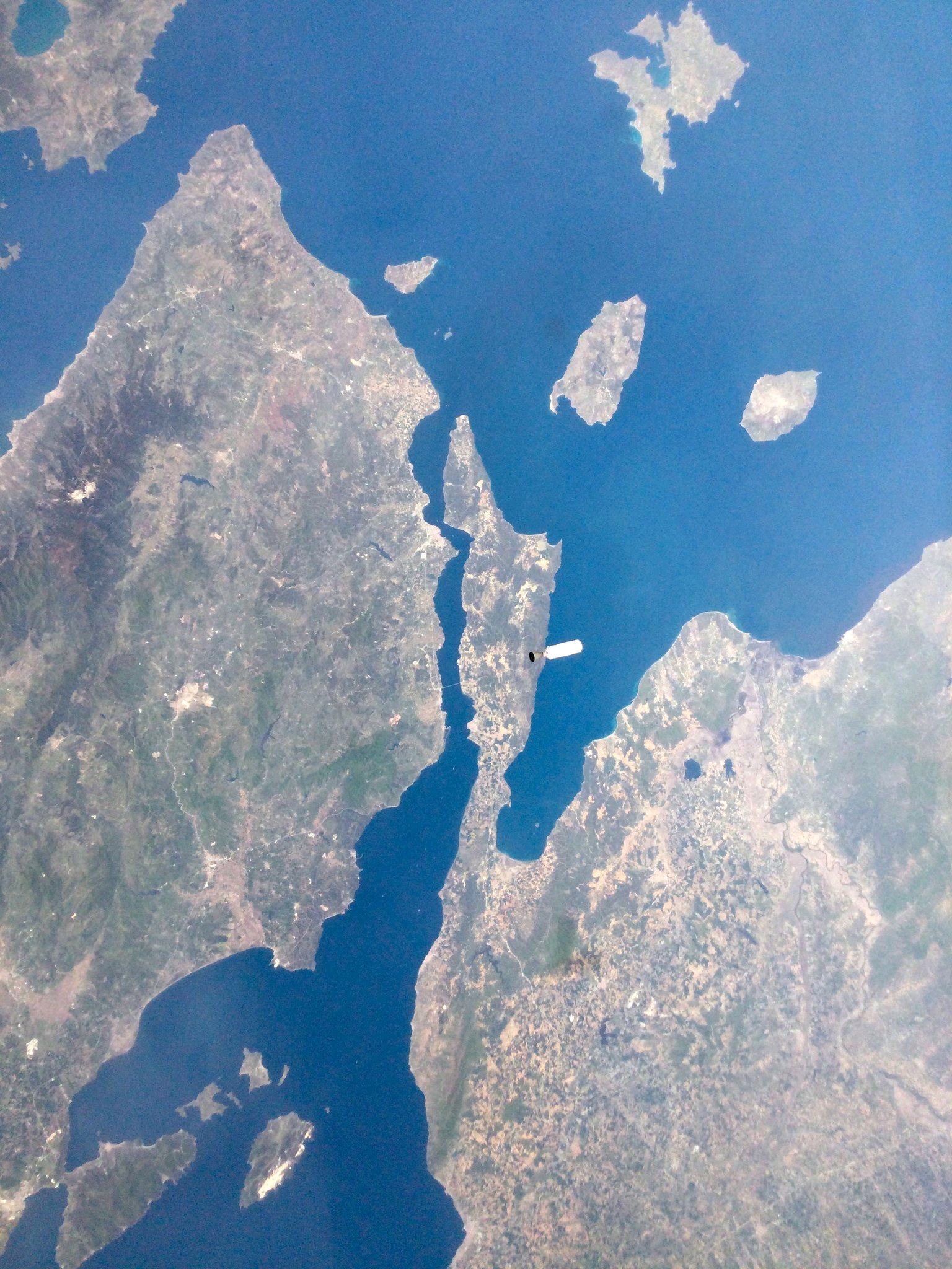 Çanakkale Boğazı uzaydan böyle görüntülendi