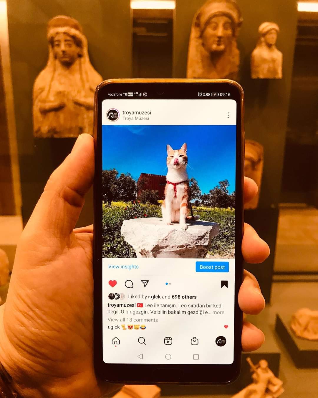 “Dünyadaki müzeler içerisinde haftalık etkileşim oranı en yüksek müze: Troya Müzesi”