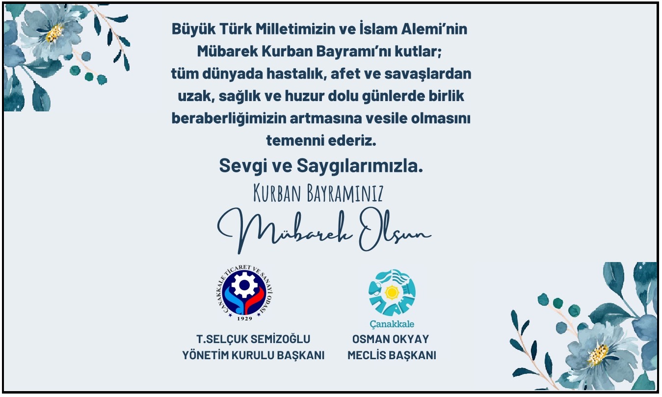 ÇTSO’dan Kurban Bayramı Kutlaması