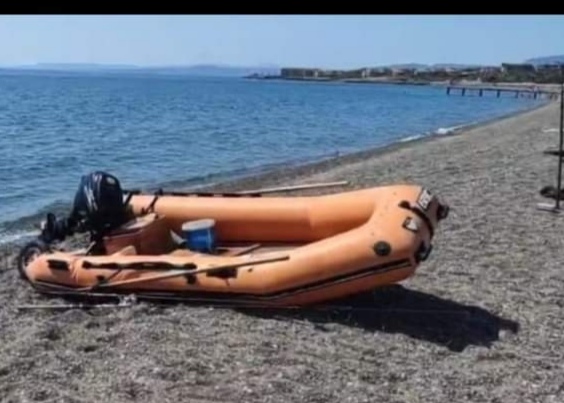 Ayvacık’ta lastik botla denize açılan bir kişi kayboldu