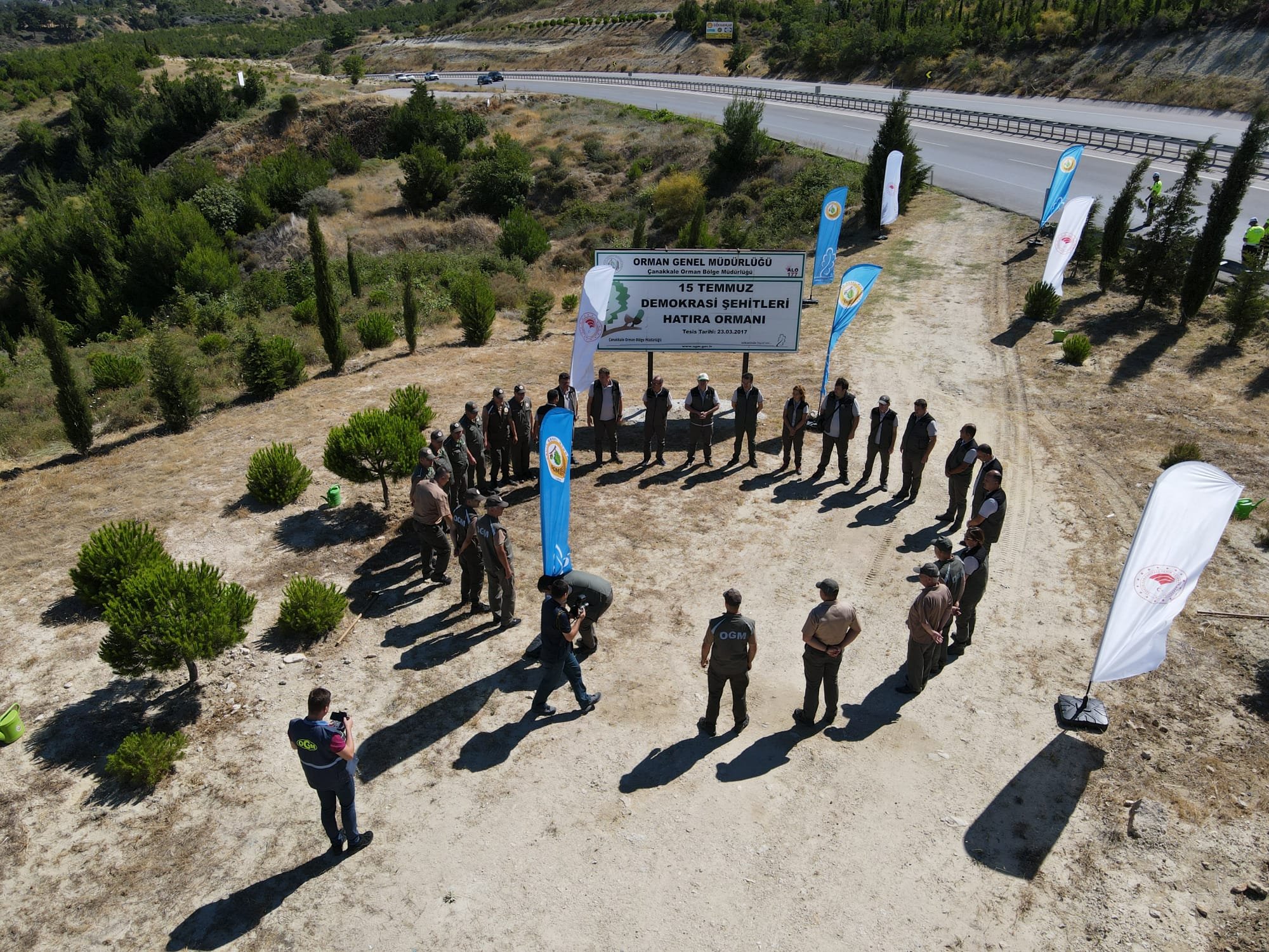 15 Temmuz Demokrasi Şehitleri Hatıra Ormanı’nda şehitler anıldı