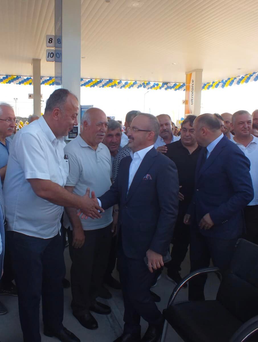 SELÇUK SEMİZOĞLU TRUVA PETROL ÇARDAK ŞUBE AÇILIŞINA KATILDI