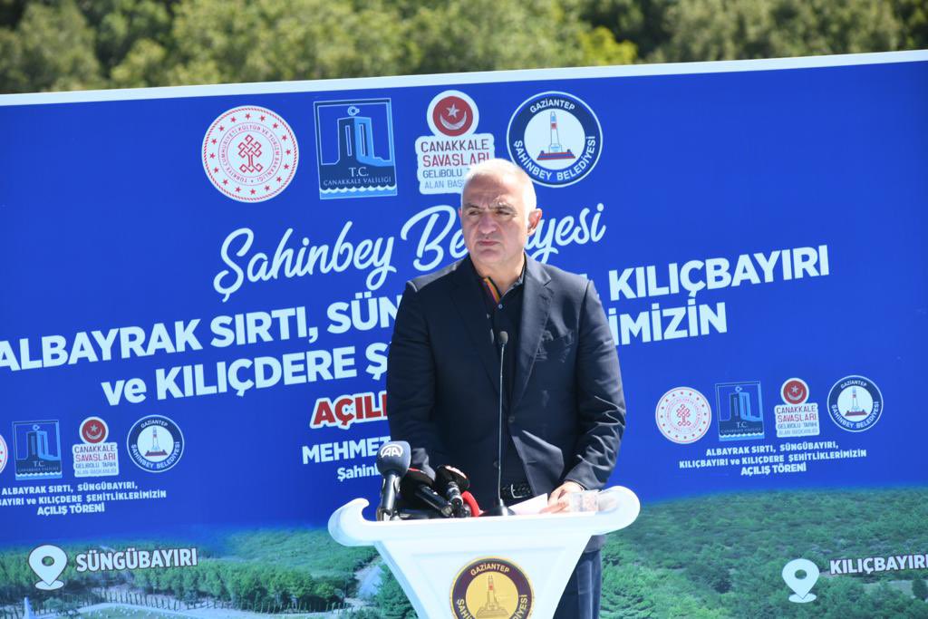 Çanakkale’de ihya edilen Şehitliklerin açılış töreni gerçekleştirildi