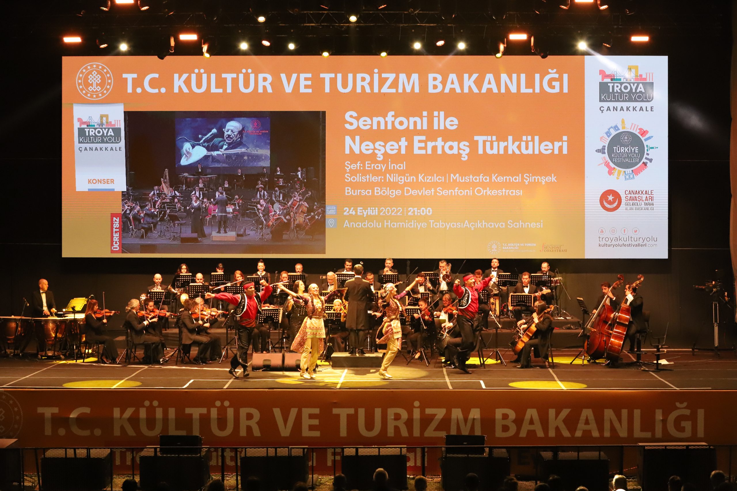 Troya Kültür Yolu Festivali’nde “Senfoni ile Neşet Ertaş Türküleri”