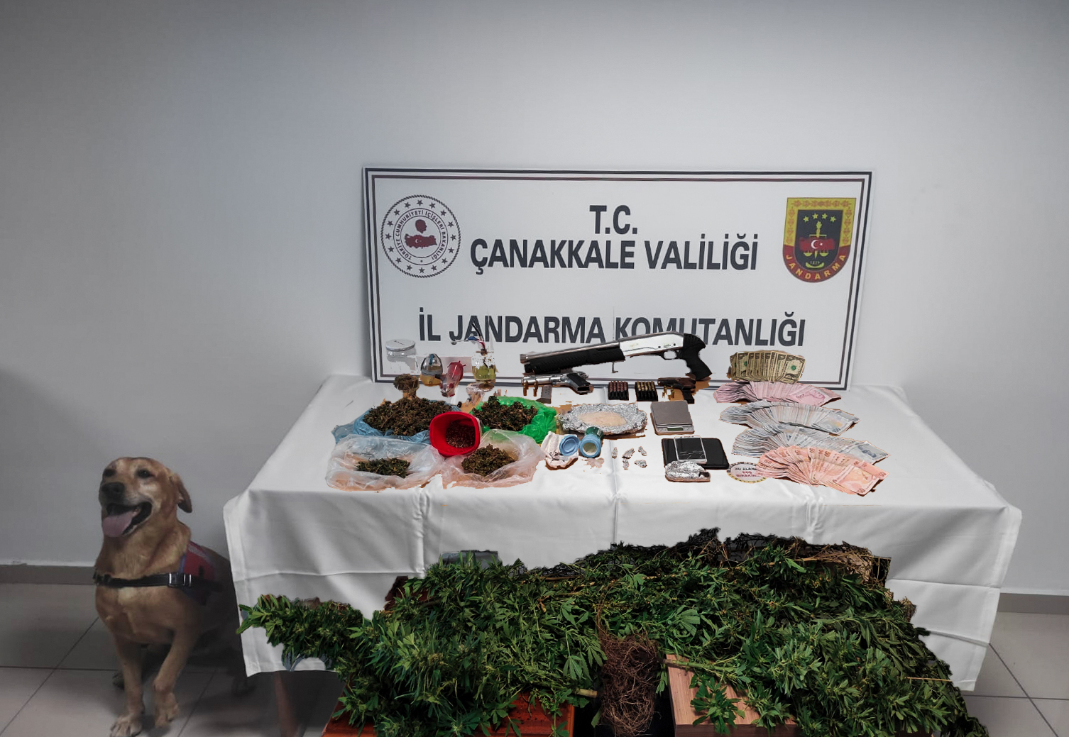 Çan’da uyuşturucu operasyonu: 2 gözaltı