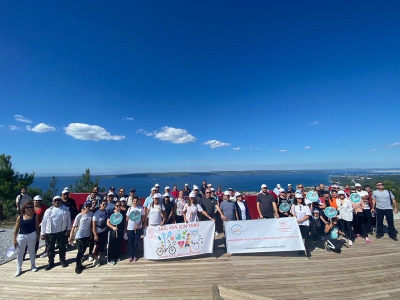 Dünya Yürüyüş Gününde, Troas Kültür Rotası Hektor Etabında Doğa Yürüyüşü