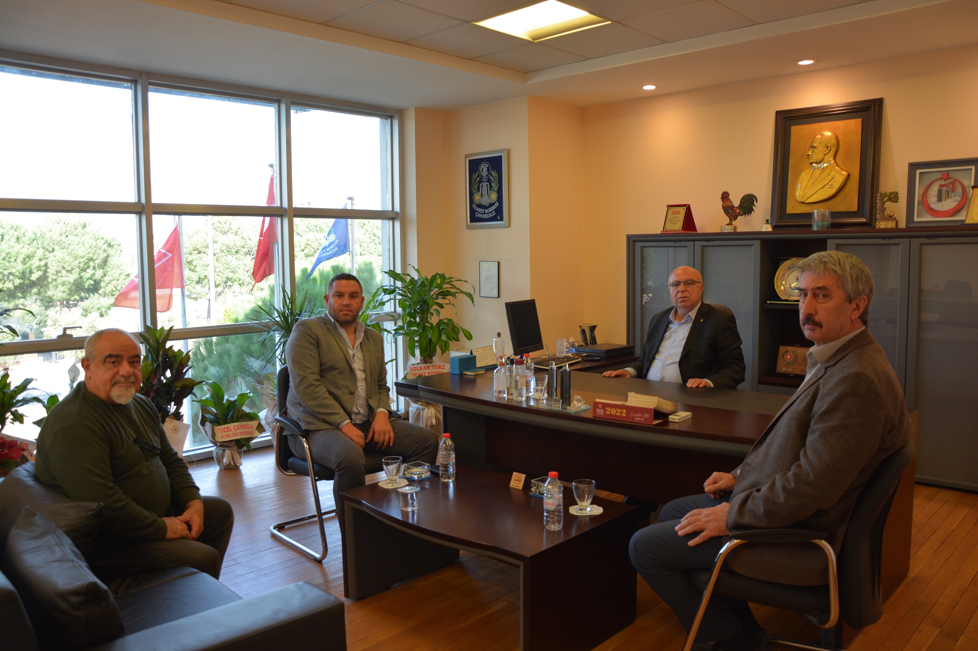 Başkan Deniz’e Angoya fuarcılık’tan ziyaret