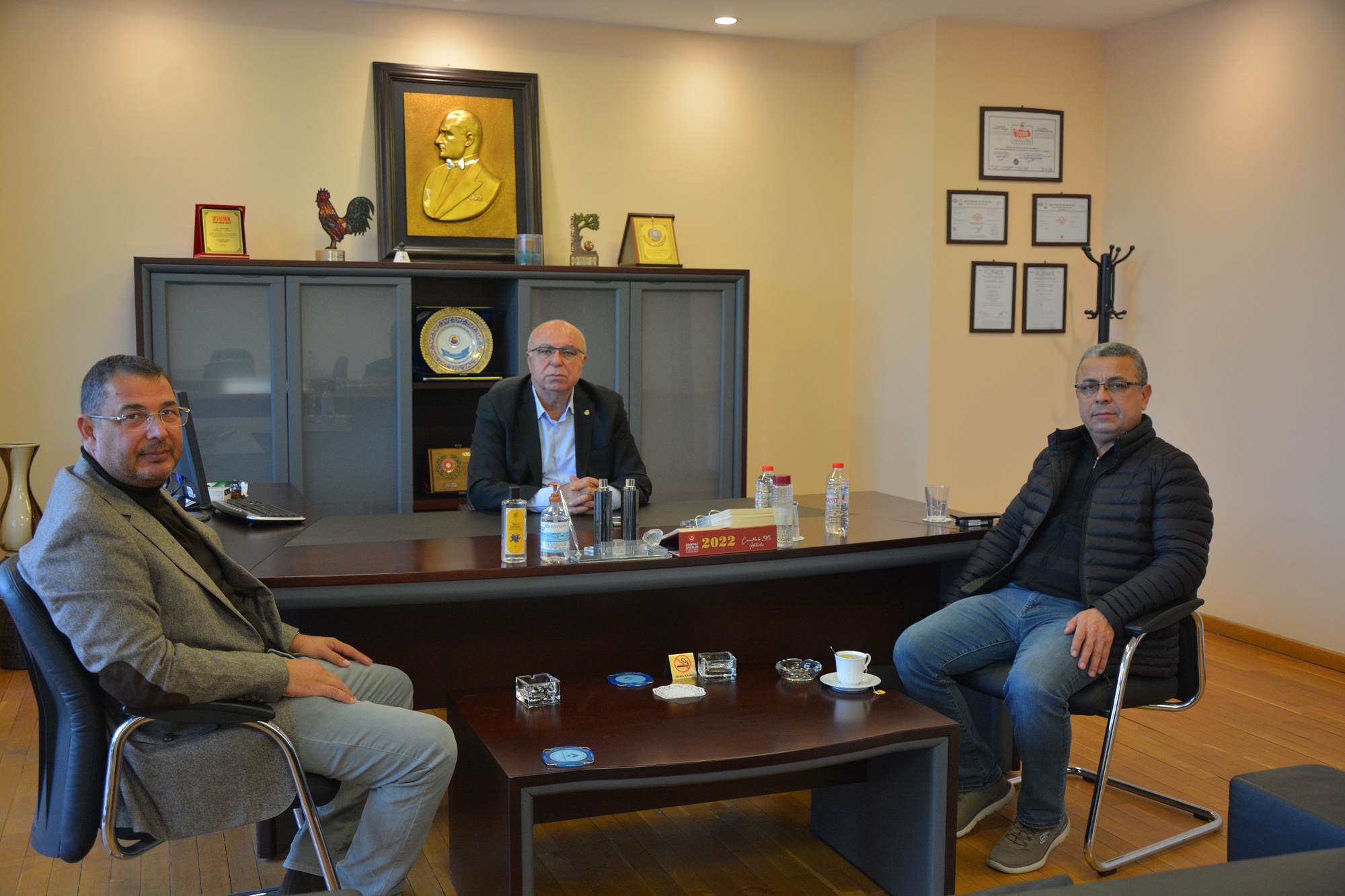 BORSAMIZ ÜYELERİNDEN BAŞKAN DENİZ’ E ZİYARET