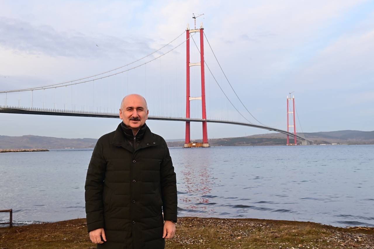ULAŞTIRMA VE ALTYAPI BAKANI KARAİSMAİLOĞLU:-1915 ÇANAKKALE KÖPRÜSÜ DÜNYANIN EN YÜKSEK KULELERİNE SAHİP ASMA KÖPRÜSÜ OLARAK TARİHE GEÇTİ