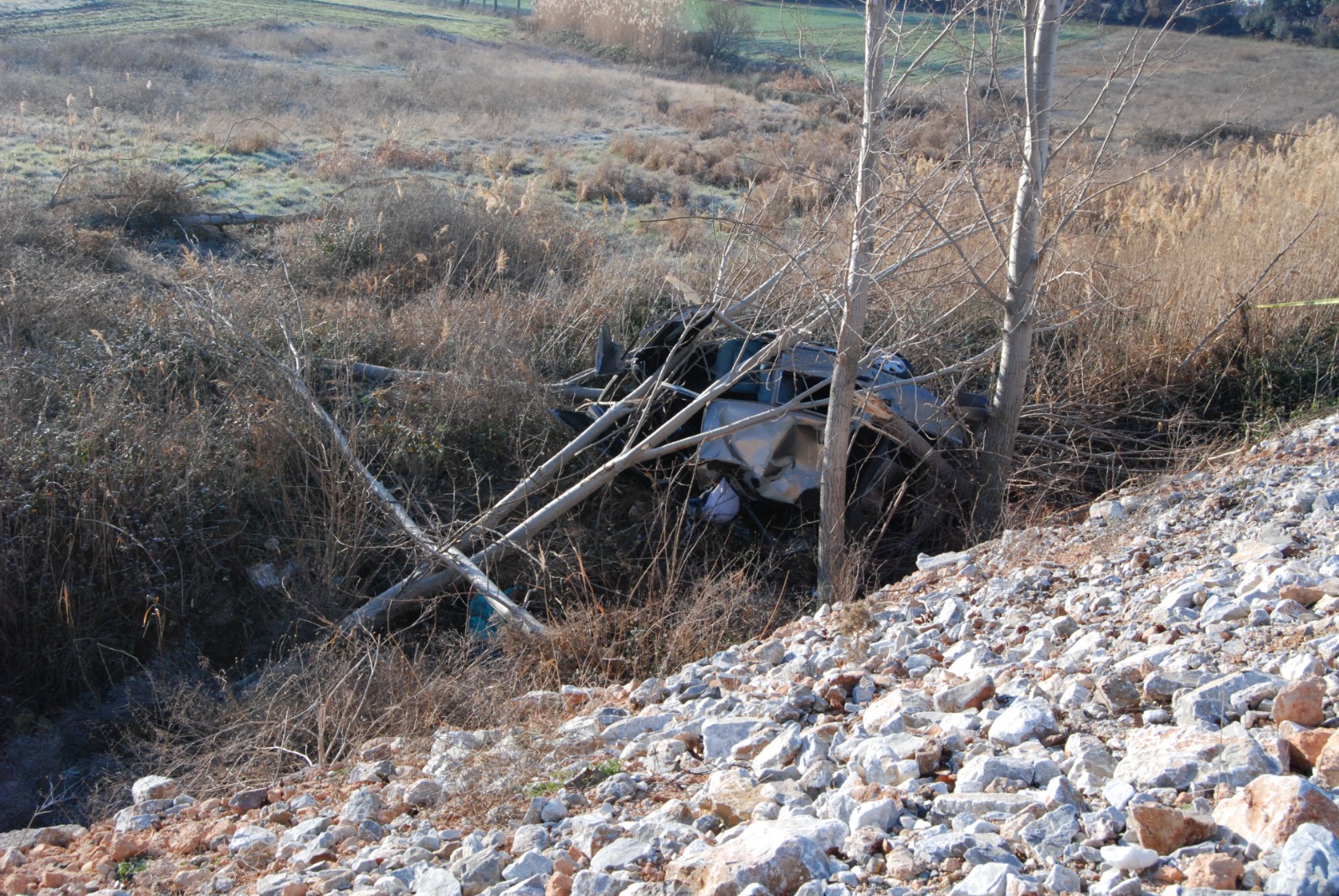 Bayramiç’te trafik kazası; 2 ölü