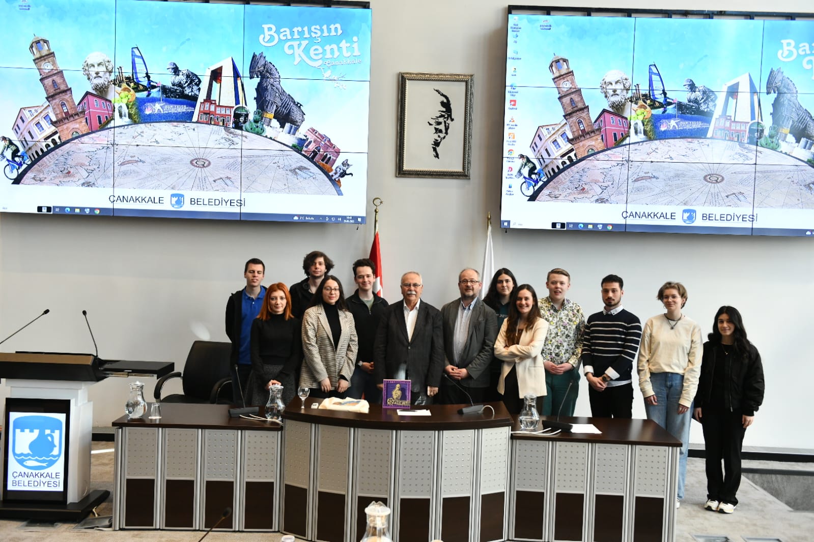 Osnabrück Heyetinden Başkan Gökhan’a Ziyaret