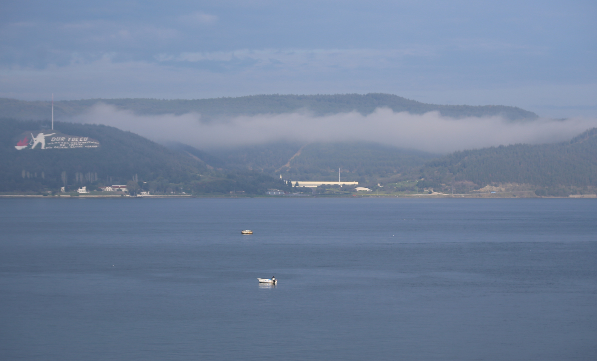 Çanakkale Boğazı’nda sis