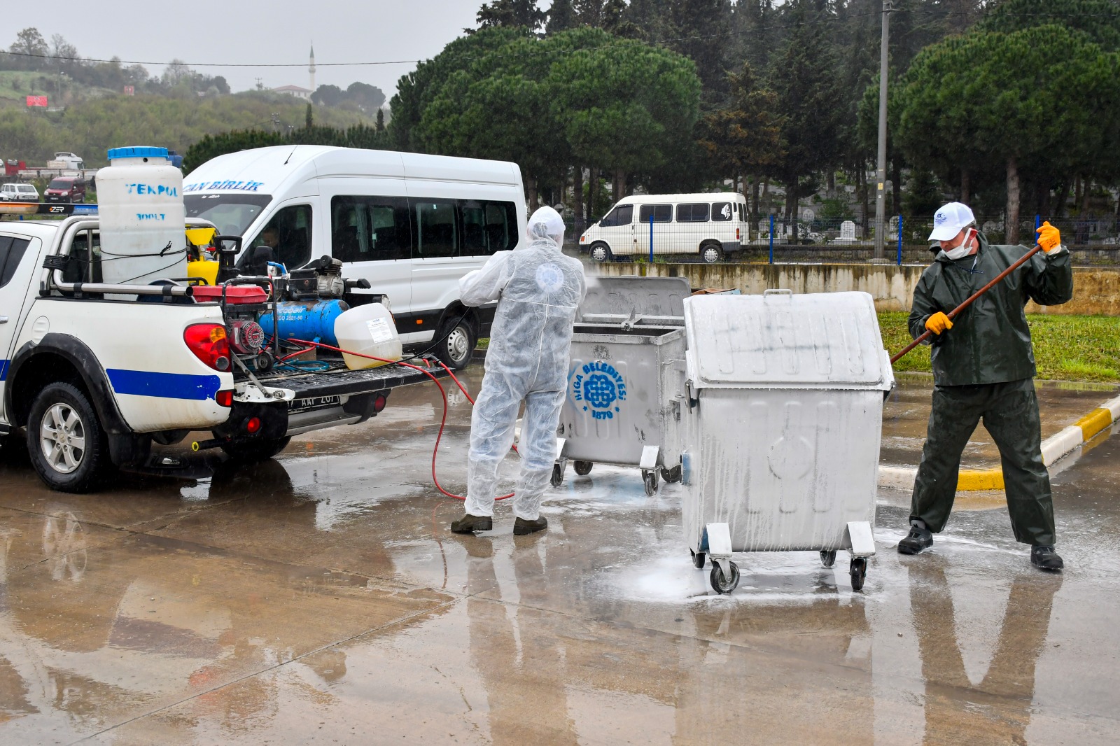 Biga Belediyesi Konteyner ve Genel Temizlik Haberi
