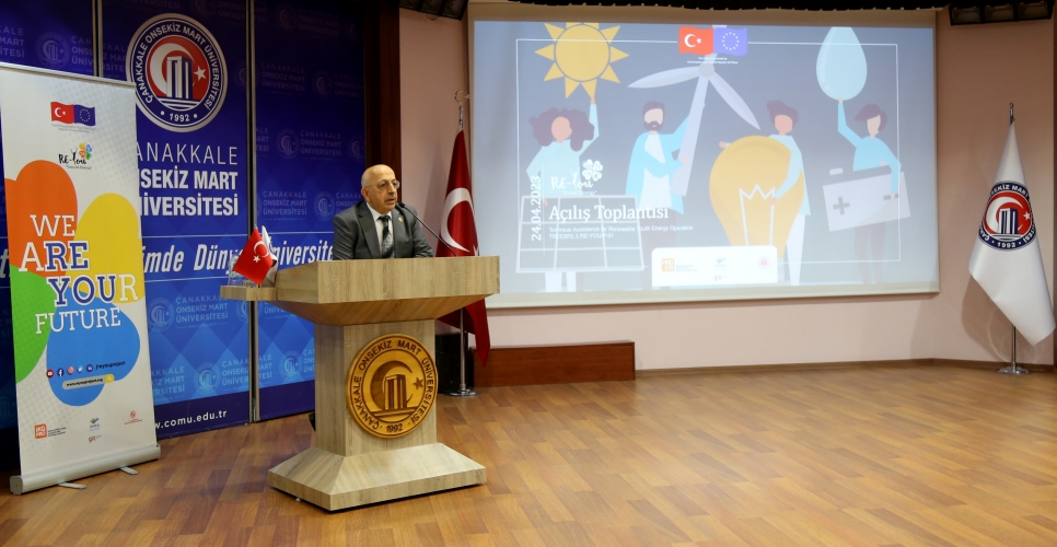 RE-You Projesi “Yenilenebilir Enerji Eğitimleri” açılış toplantısı gerçekleştirildi