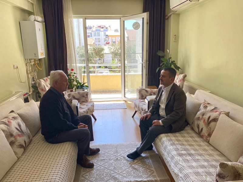 Vali Aktaş’tan Kıbrıs Gazisi Günaydın’a ziyaret