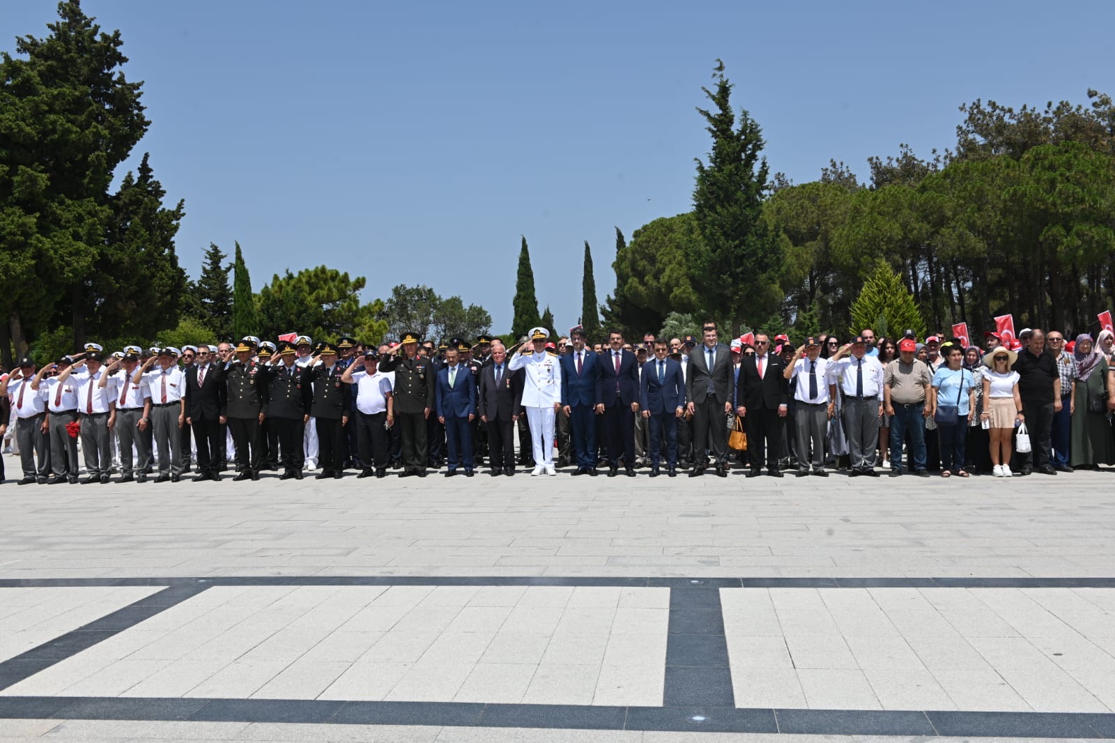 Çanakkale Şehitler Abidesi’nde 15 Temmuz Anma Töreni Düzenlendi