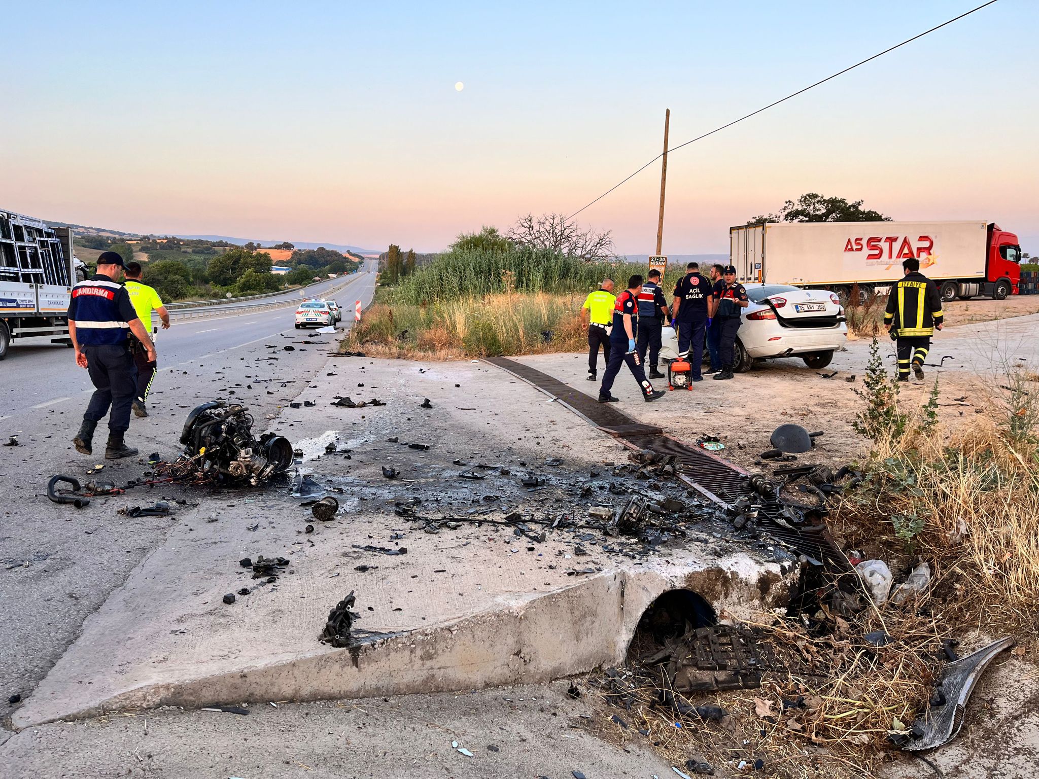 Trafik kazası milyonluk uyuşturucu vurgununu ortaya çıkardı