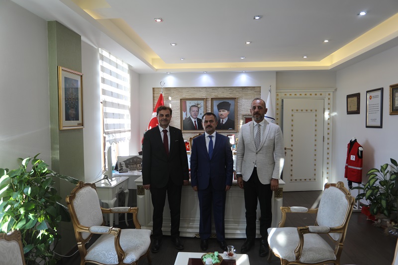 Sendika Temsilcileri Vali İlhami AKTAŞ’ı Ziyaret Etti