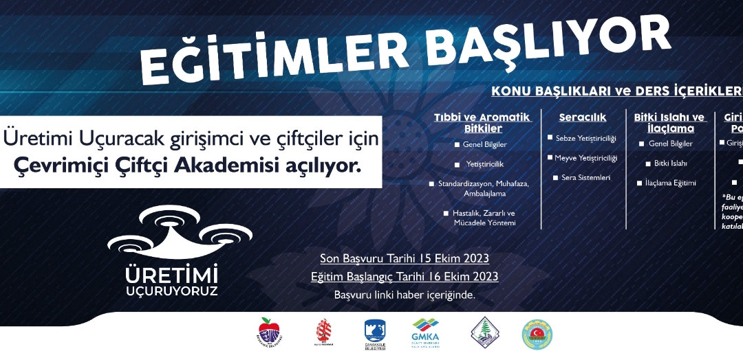 “Üretimi Uçuracak” Girişimci ve Çiftçiler İçin Eğitimler Başlıyor