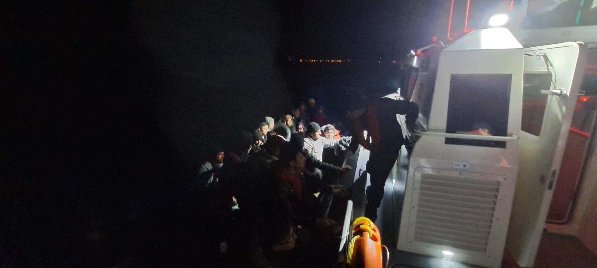 Kaçak Göçmenler Kurtarıldı