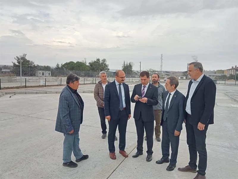 Genel Sekreter Celil Sezgin, Gelibolu Feribot Terminali Yapım Çalışmalarında İncelemede Bulundu