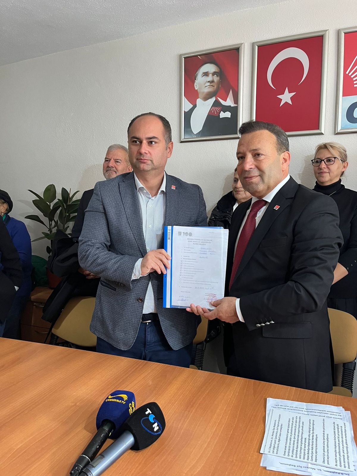 Muammer Barışkan CHP Kepez Belediye Başkan Aday Adaylık Başvurusunu yaptı