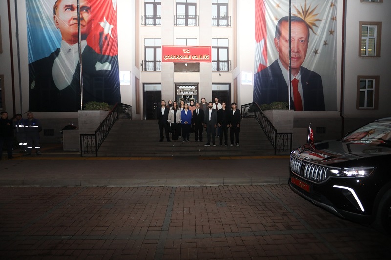 ÇOMÜ ALGAN İHA Takımı Vali İlhami AKTAŞ’ı Ziyaret Etti