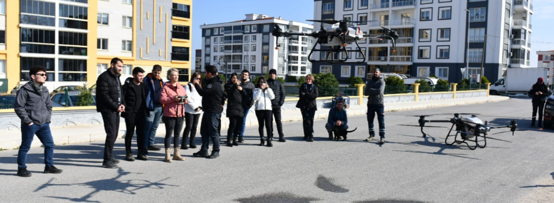 Zirai Drone Ehliyet Eğitimlerinde Uygulamalar Gerçekleştirildi