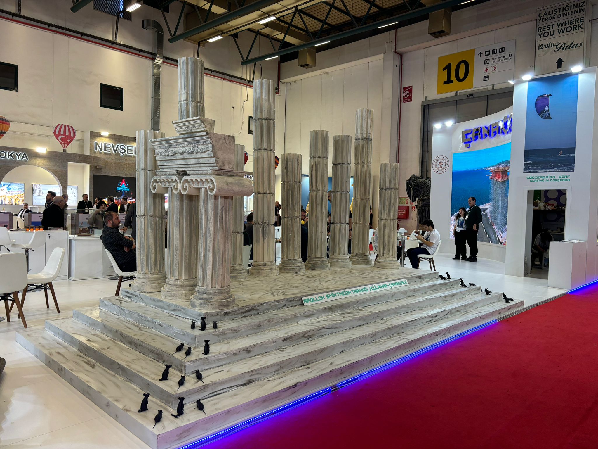 Apollon’un fareleri de EMİTT’te yer aldı