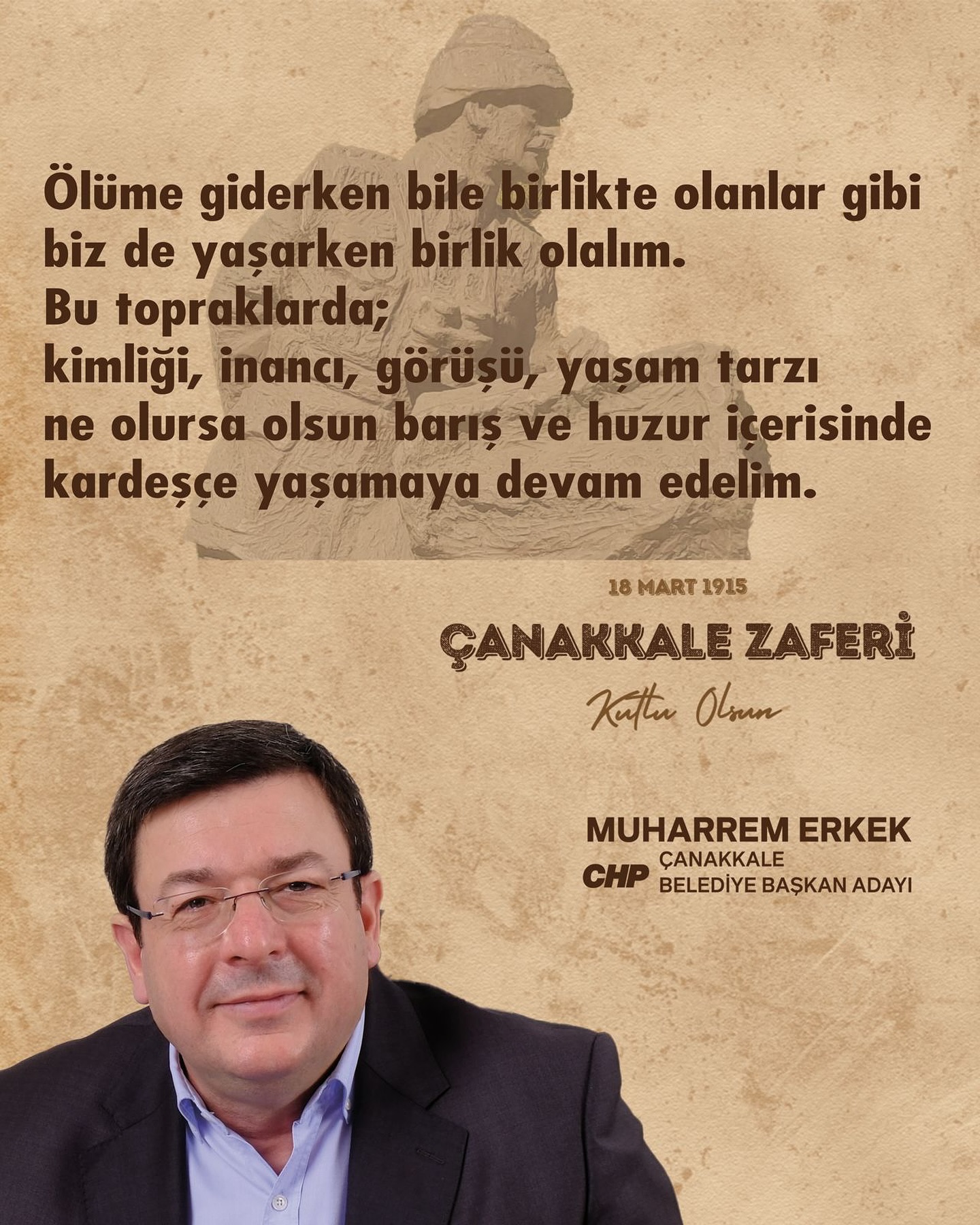 109. yıl dönümü dolayısıyla mesaj yayımladı