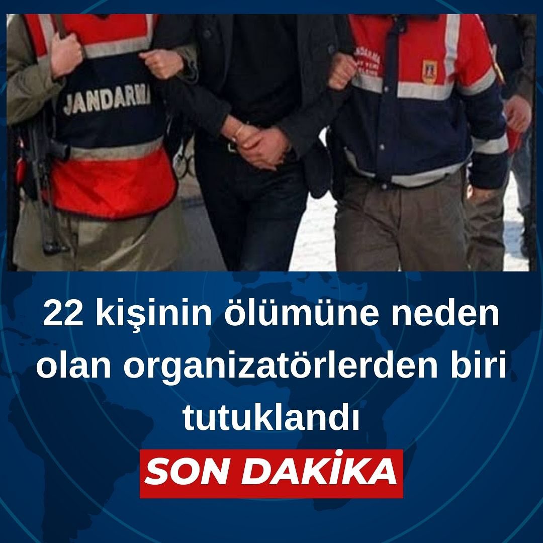 Organizatörlerden biri tutuklandı