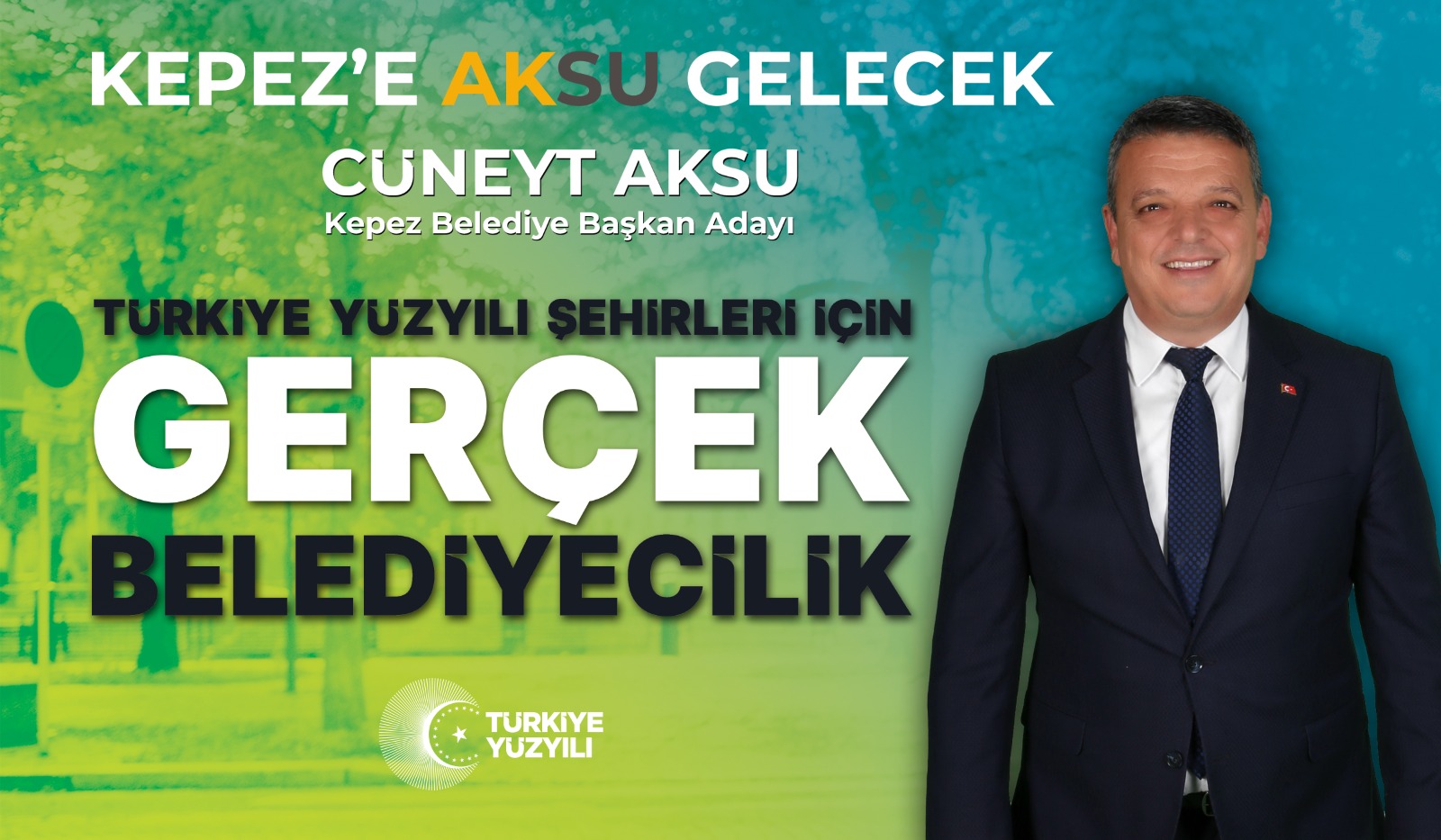Kepez Belediye Başkan Adayı Cüneyt Aksu
