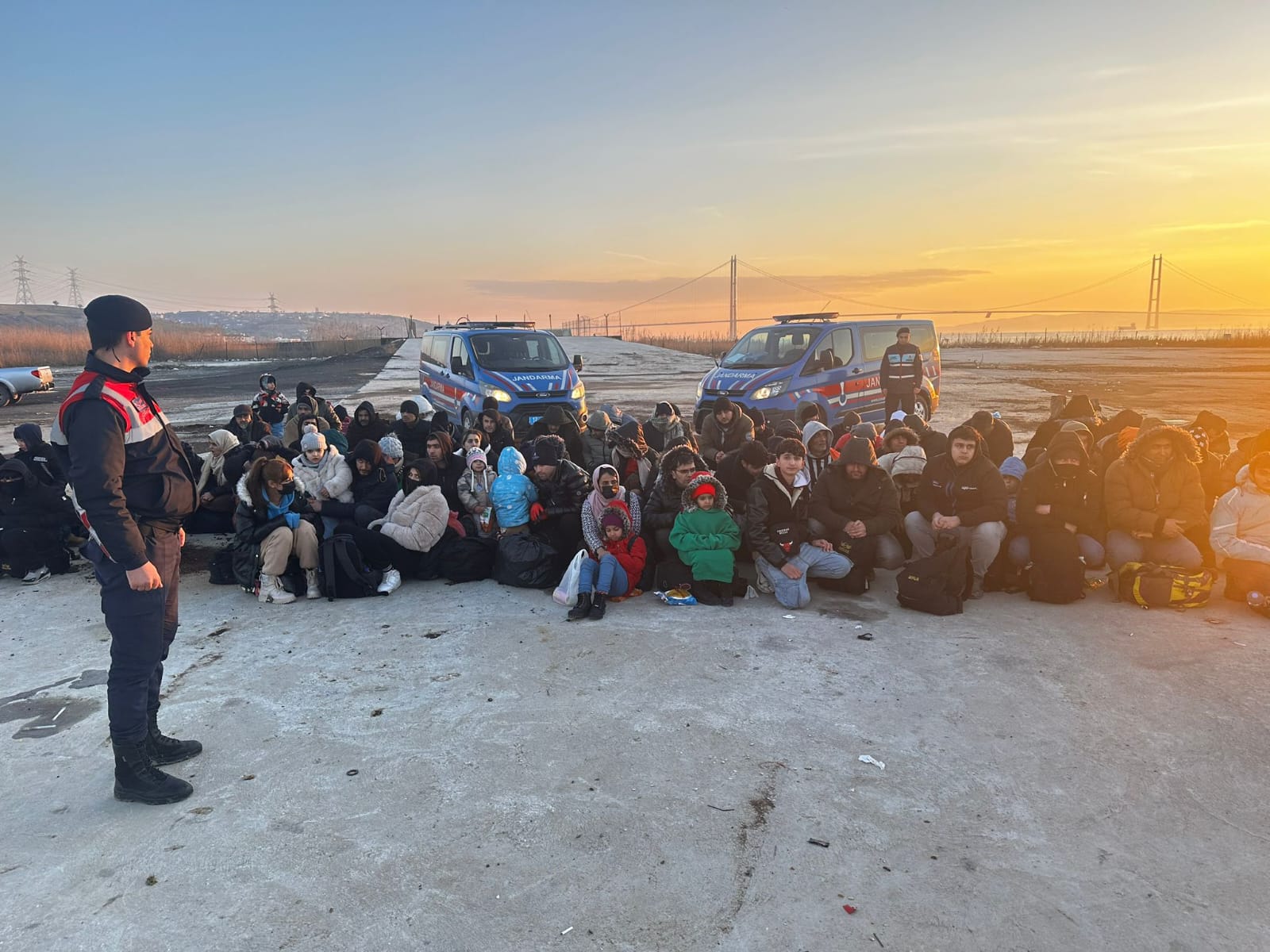 İHA destekli göçmen operasyonu