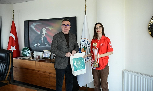 Başkan Arslan’dan Dilek Türünz’e tebrik