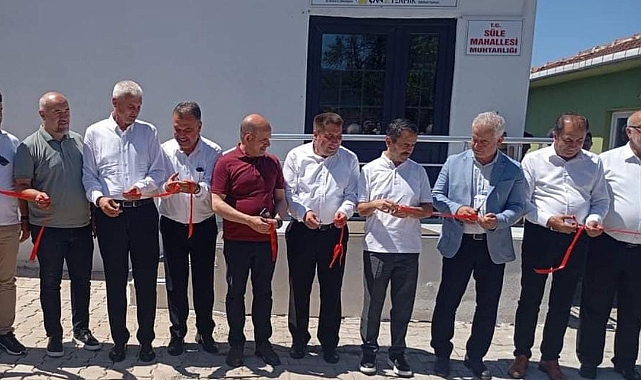 Çan2 Termik’in desteği ile Süle Mahallesi Sosyal Yaşam ve Kültür Merkezi açıldı