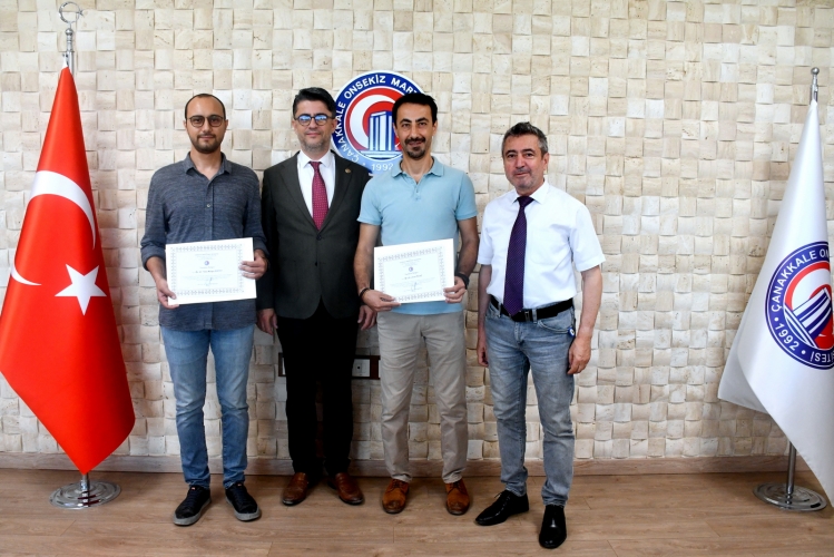 YBB Kalite Geliştirme Ödülleri Rektör Erenoğlu Tarafından Takdim Edildi