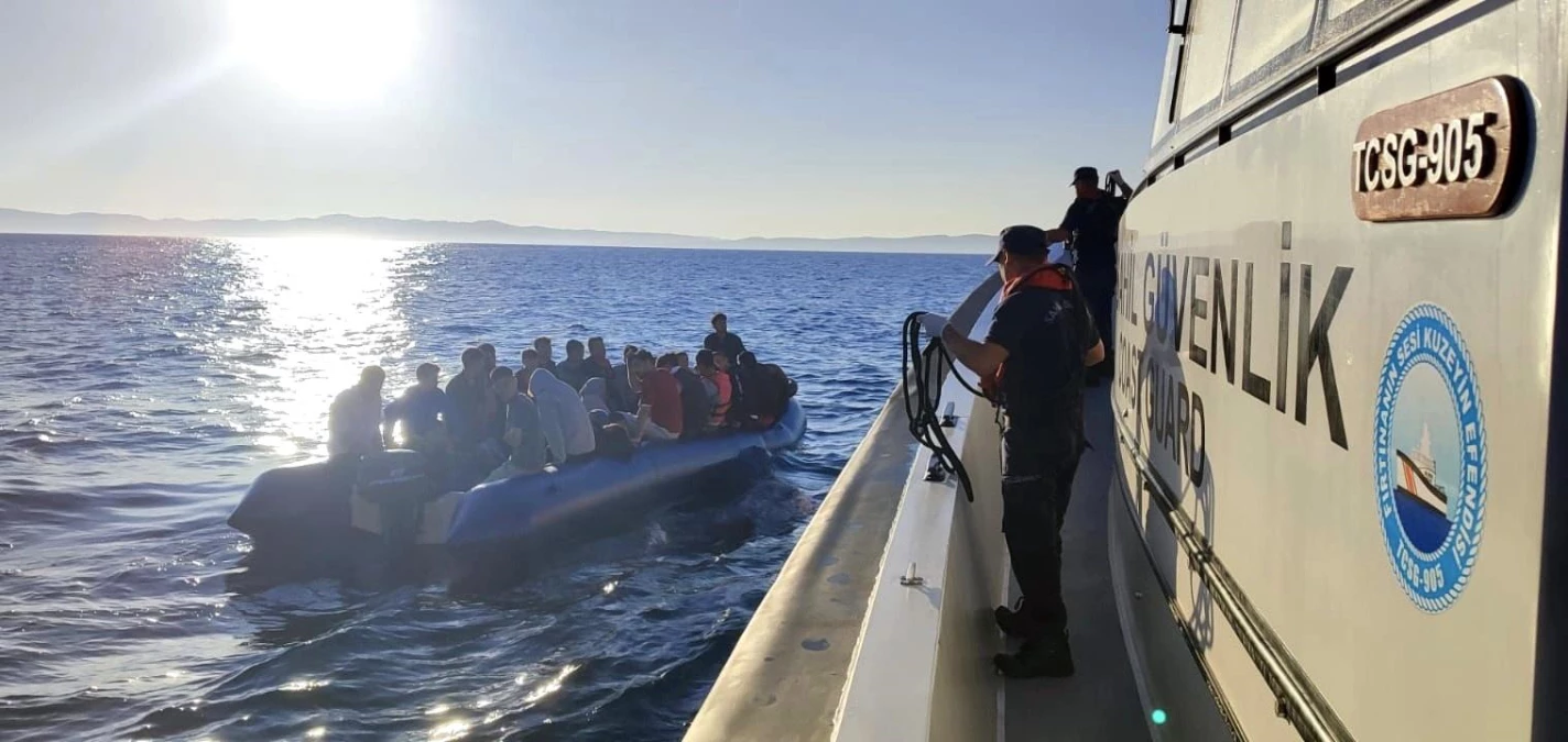 18 çocuk toplam 43 kaçak göçmen yakalandı