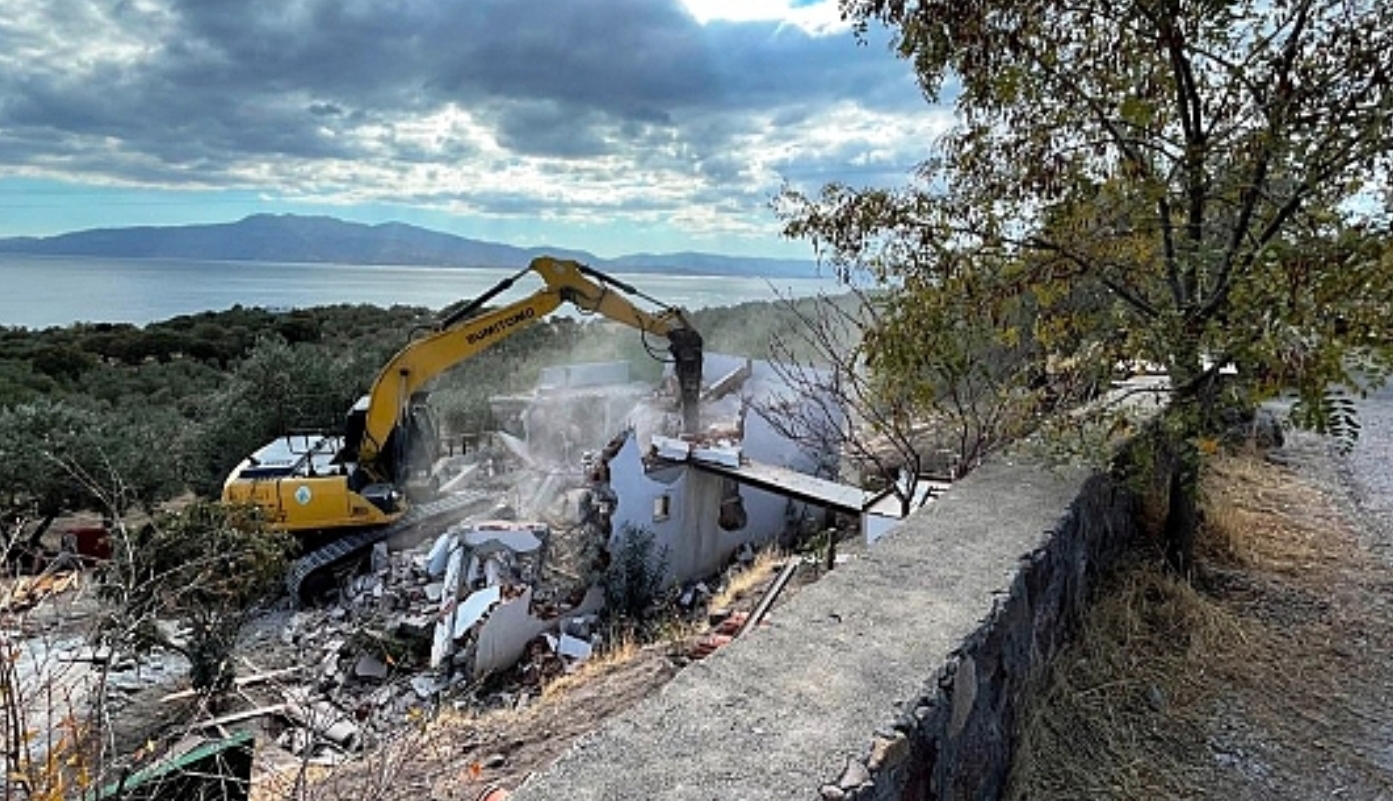 Kaçak yapı yıkımı!