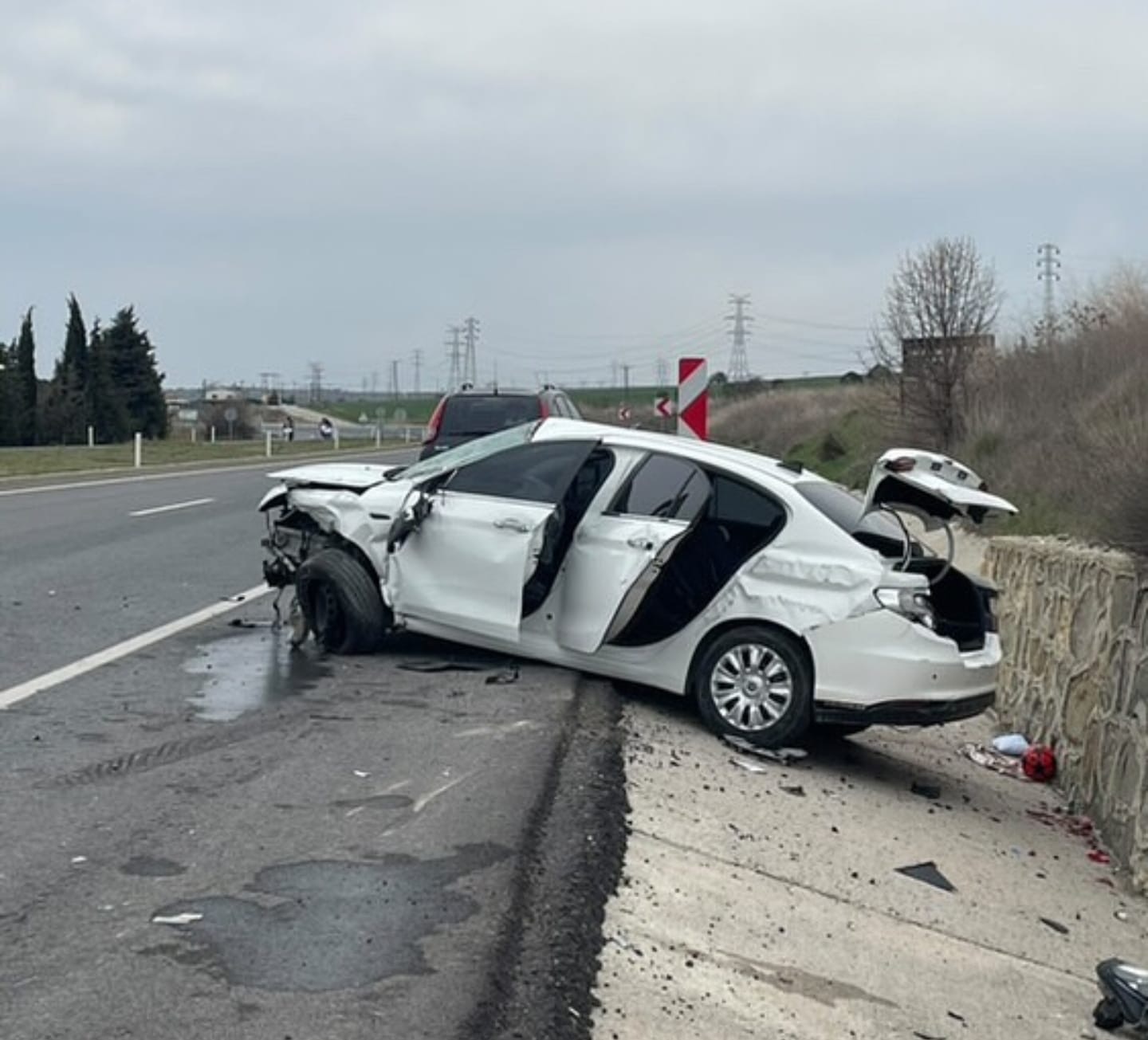 Gelibolu’da iki araç çarpıştı: 7 yaralı