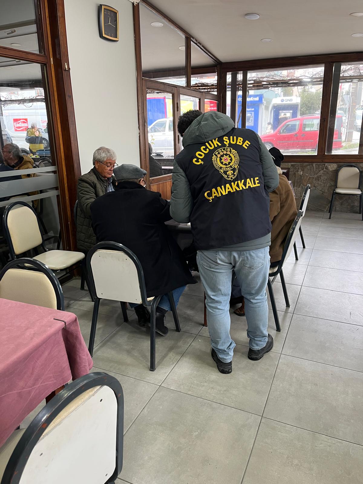 Çanakkale’de okul çevrelerine sıkı denetim