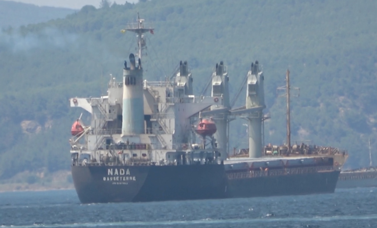 Çanakkale Boğazı’nda yük gemisi arıza yaptı