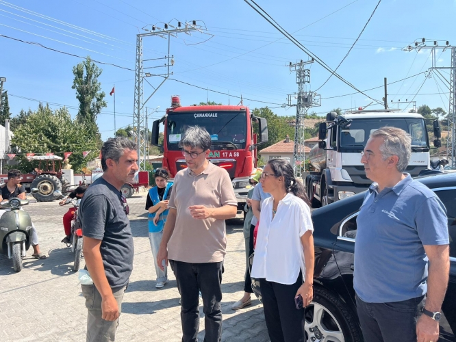 ÇOMÜ’den yangın bölgelerine destek