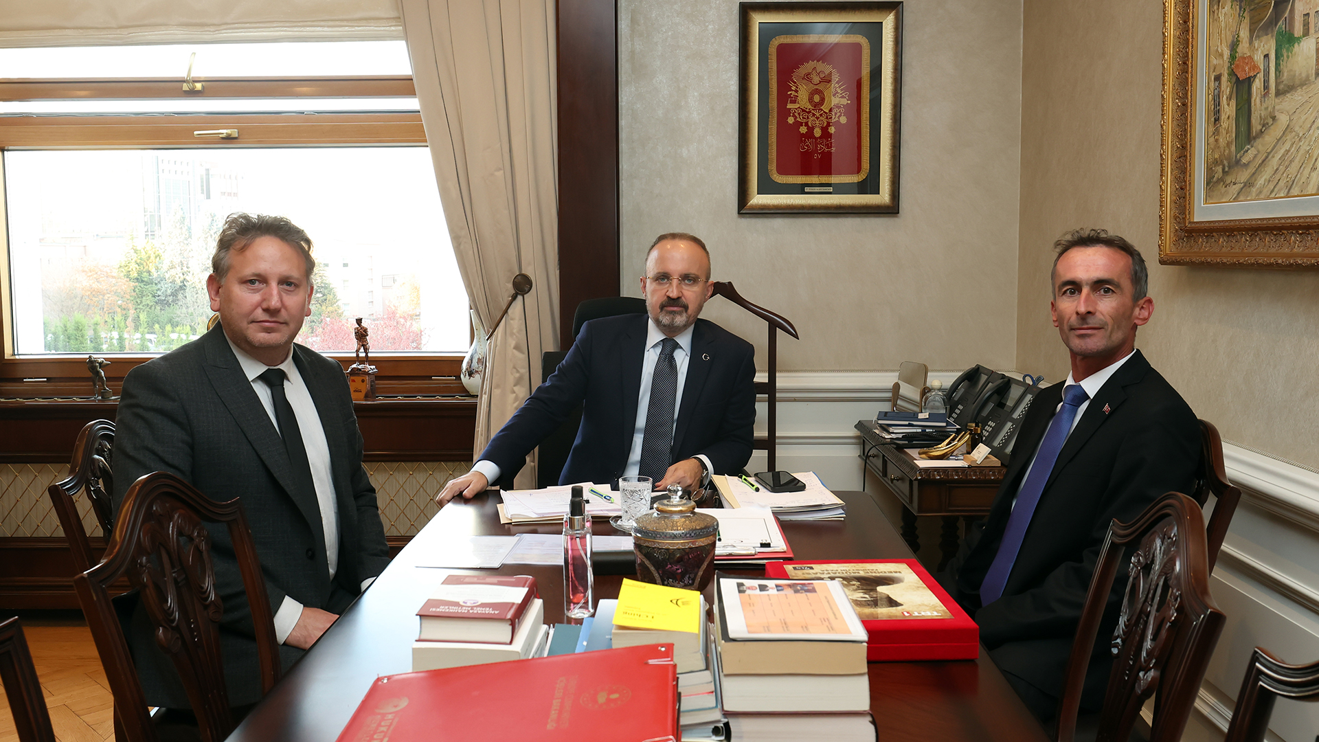 Bülent Turan, Çanakkale Bölgesel Turist Rehberleri Odası Heyetini Kabul Etti