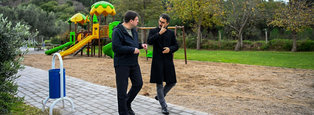 Park ve Yeşil Alanlarda Çalışmalar Sürüyor