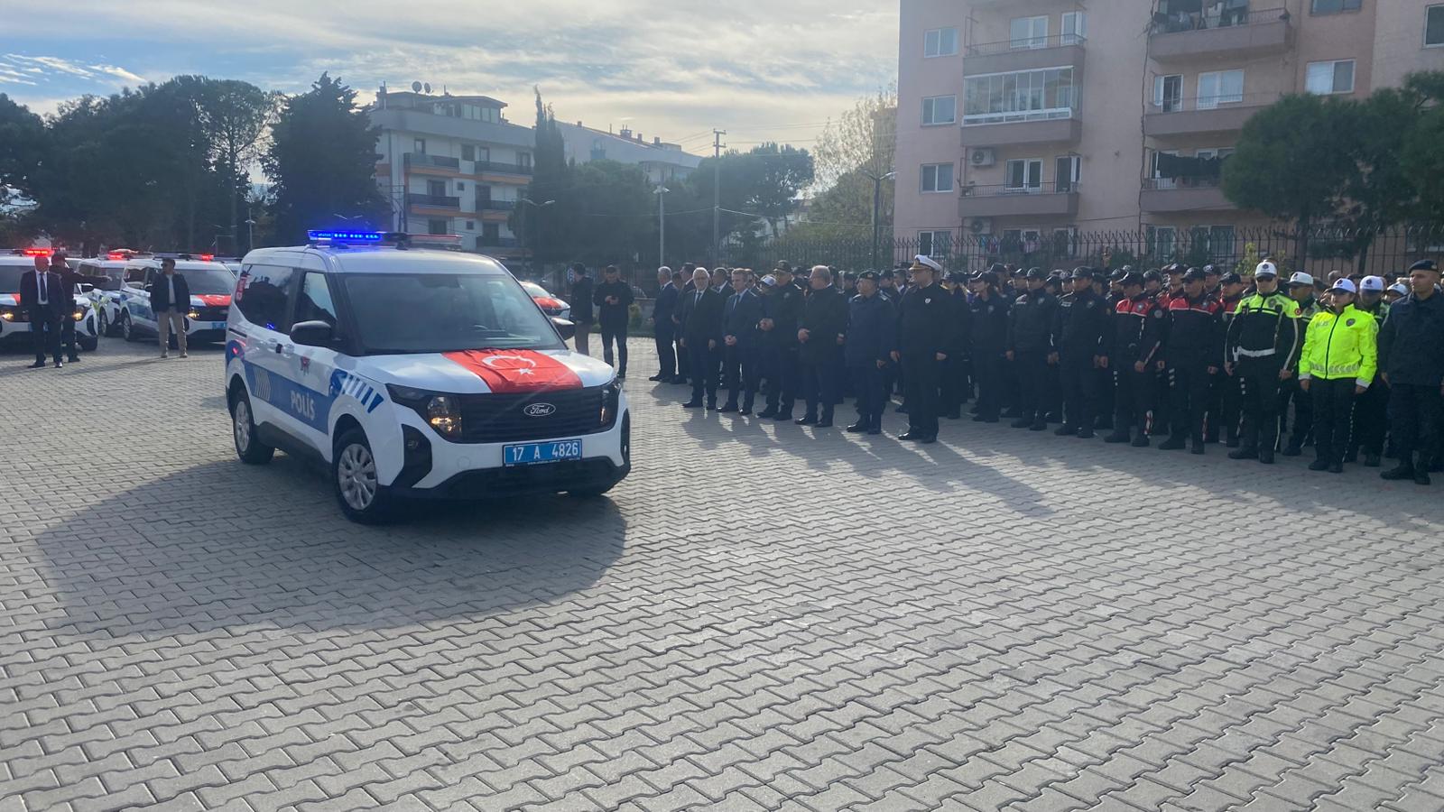 Çanakkale’de Emniyet, Jandarma ve Sahil Güvenlik’te 95 yeni araç hizmete alındı