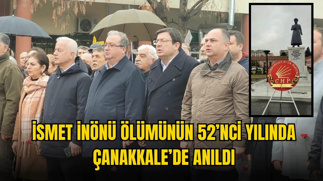 52’nci Yılında Çanakkale’de Anıldı